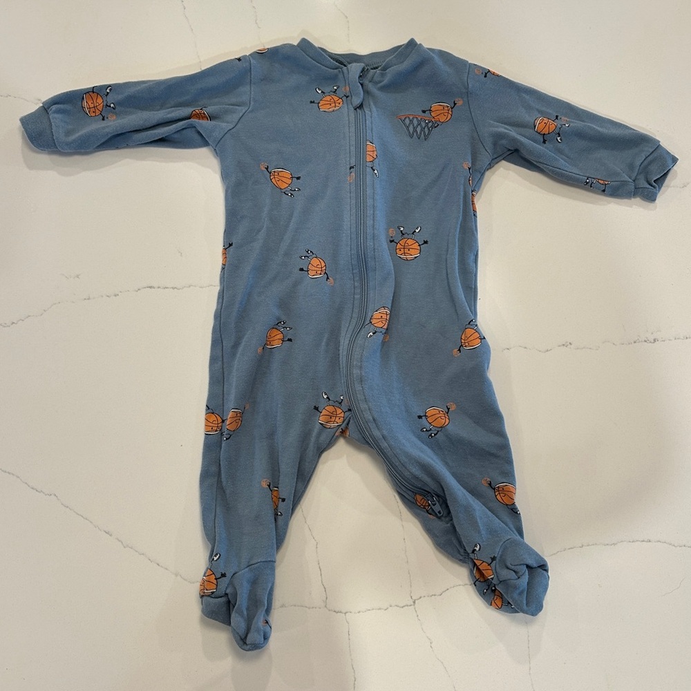Basketball Footie Pajamas